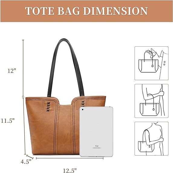 Tote Bag for Women Top Handle Satchel Purse